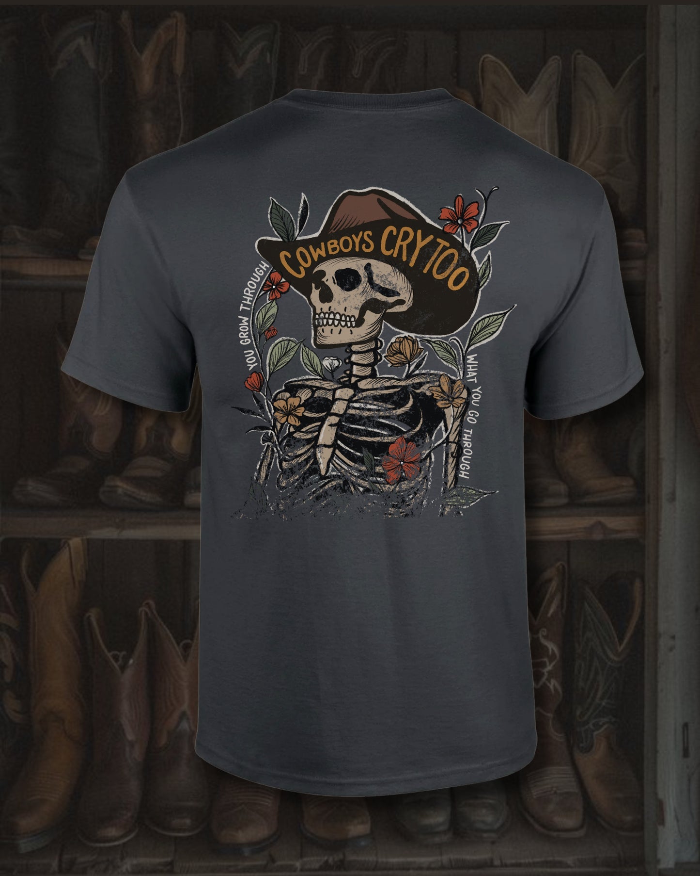 Grow Through Charcoal T Shirt (Unisex)