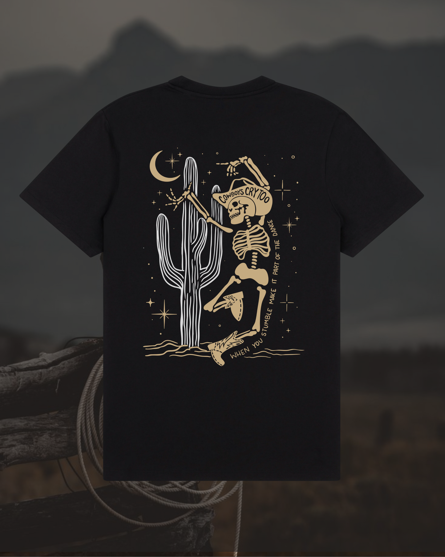 When You Stumble Black T Shirt