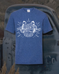 Kids Blue Horseshoe T Shirt