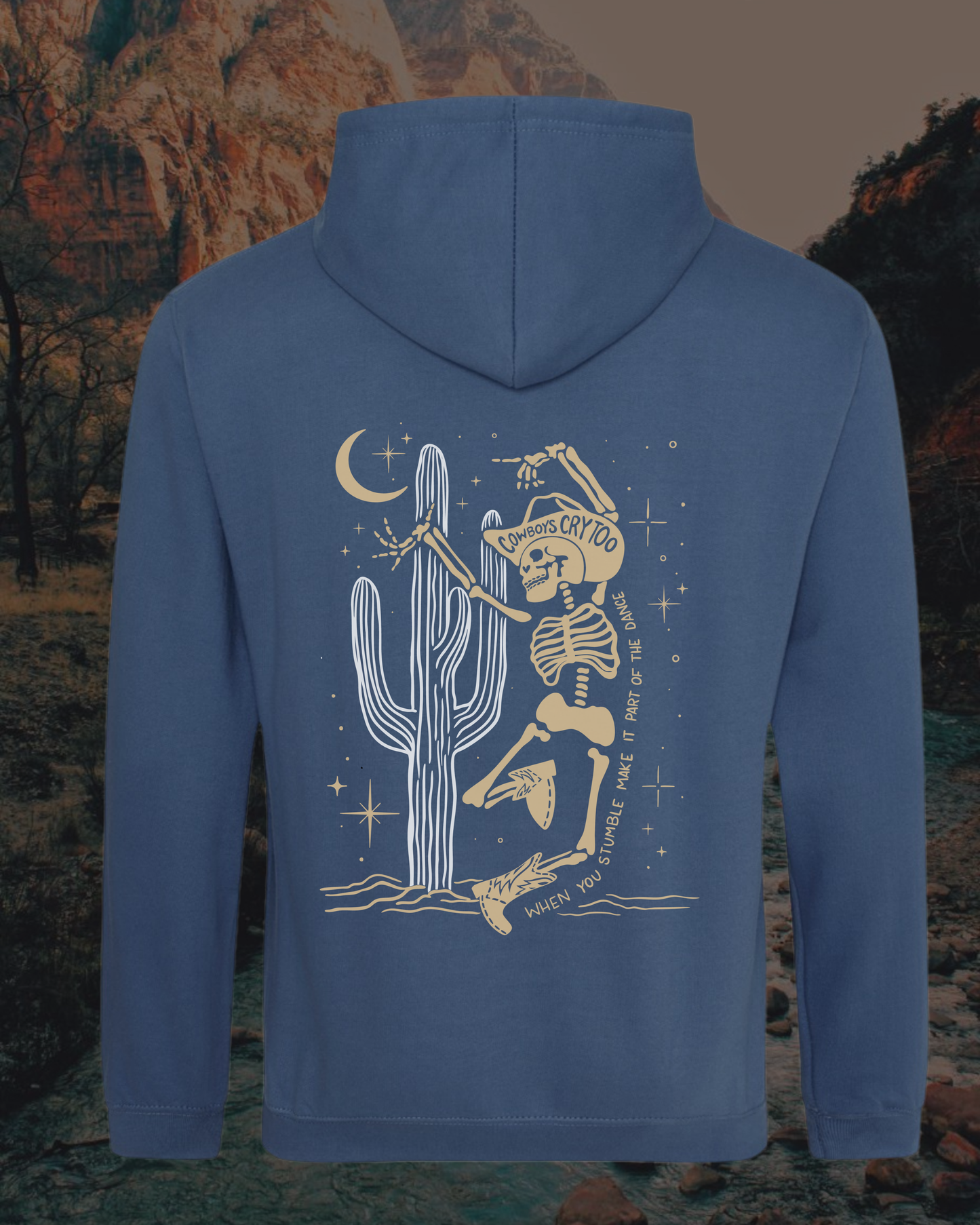 When You Stumble Hoodie (Blue)